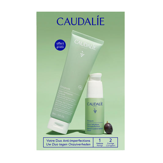 Caudalie | Vinopure Serum & Gel Cleanser Set