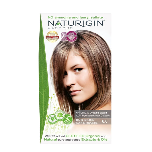 Naturigin | Dark Golden Copper Blonde 6.0 Permanent Hair Colour