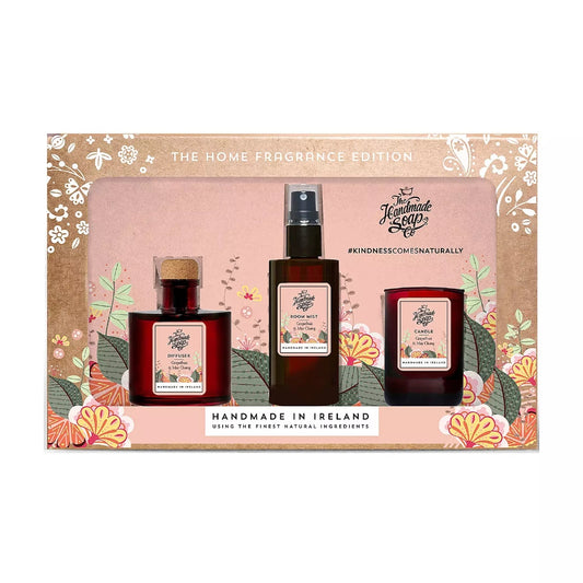 The Handmade Soap Co. Grapefruit and May Chang Home Fragrance Edition Gift Set