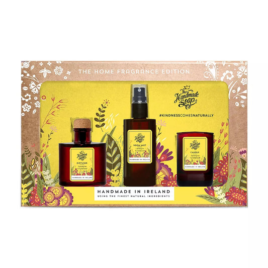 The Handmade Soap Co. Lemongrass & Cedarwood Home Fragrance Edition Gift Set