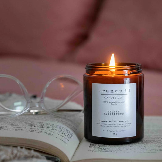 Tranquil Candle Co. Amber Candle - Indian Sandalwood