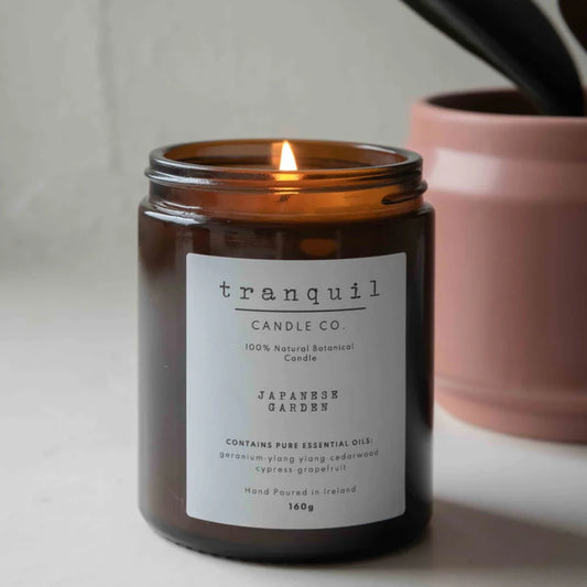 Tranquil Candle Co. Amber Candle - Japanese Garden